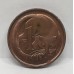 AUSTRALIA 1984 . ONE 1  CENT COIN . FEATHER-TAILED GLIDER